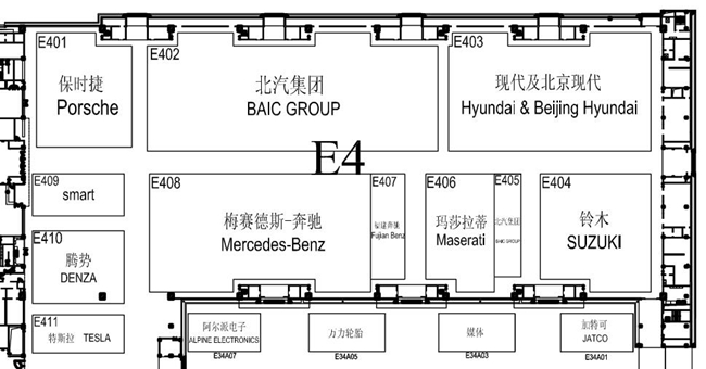 2016北京車展觀展攻略 看展位圖找重磅新車